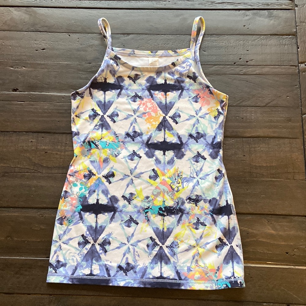 Ivivva by Lululemon Girls athletic tank top cami Summer sz 10 kids